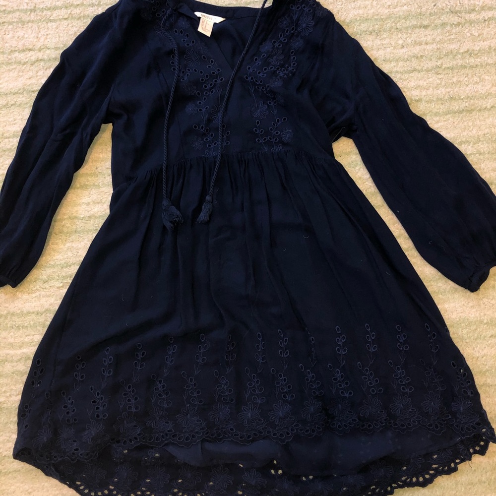 Beautiful Midnight-Blue Dress